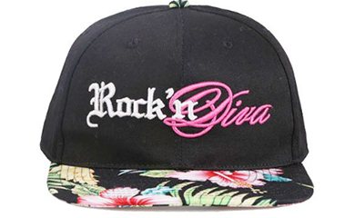 Tropical Snapbacks Custom Black Floral Hats