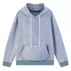 wholesale cheap hoodies custom fashion gray print women hoody-hd010