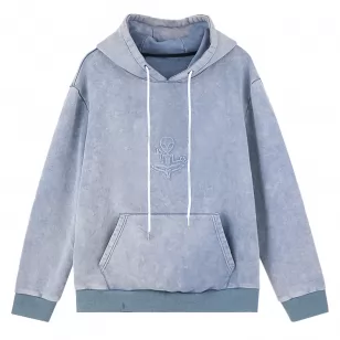 wholesale cheap hoodies custom fashion gray print women hoody-hd010