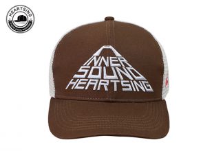 Custom Brown Embroidered Trucker Hat For Sale