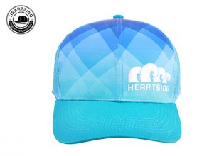 Custom Blue and White Trucker Hat Summer Urban Style Cap