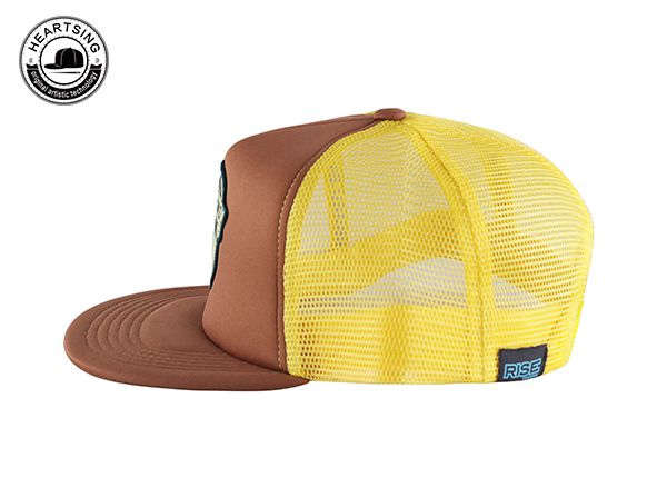 Side of Foam Front Trucker Hat With Patch