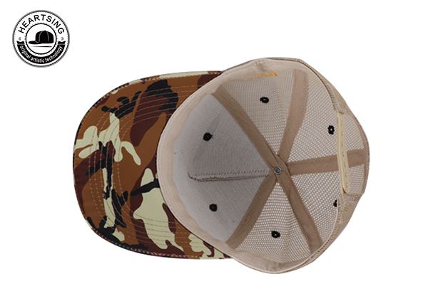 Inside of Custom Old School Camo Trucker Hat