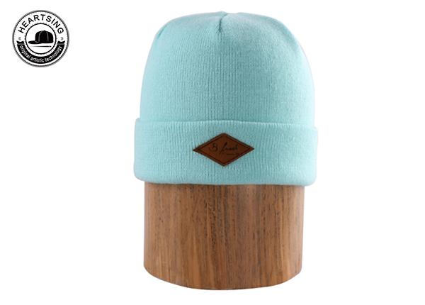 Custom Green Beanie Unisex Thick and Warm Daily Cuffed Beanie-b009