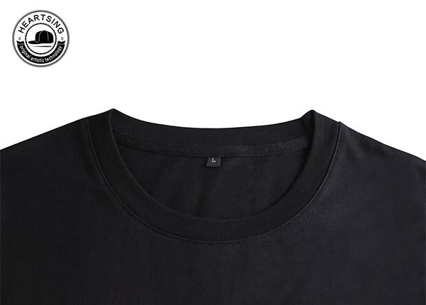 custom t shirts for men custom fashion black cotton print t shirt-tsh002