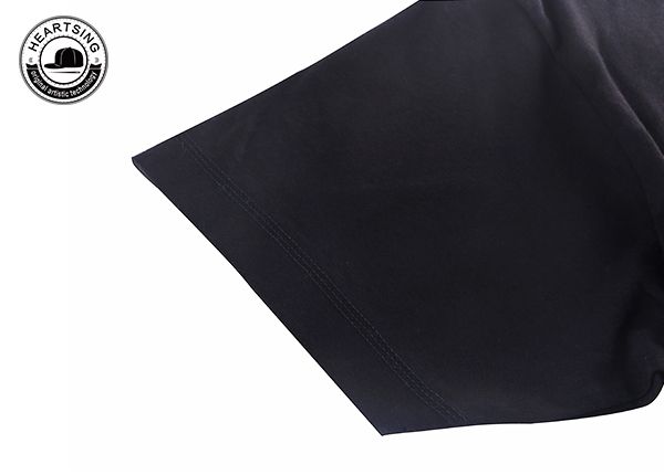 wholesale t shirts custom fashion black cotton print t shirt-tsh006