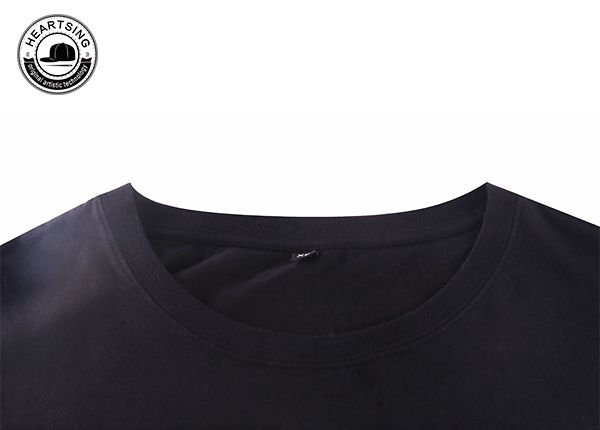 wholesale t shirts custom fashion black cotton print t shirt-tsh006
