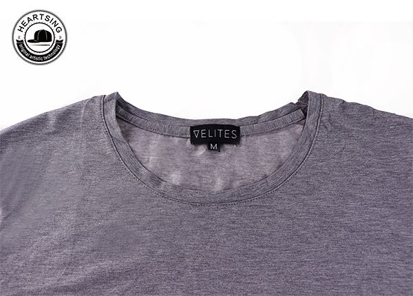 wholesale t shirts custom fashion gray cotton print t shirt-tsh008