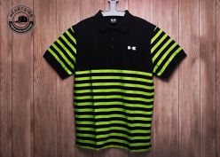 wholesale t shirts custom fashion green black cotton print t shirt-tsh009