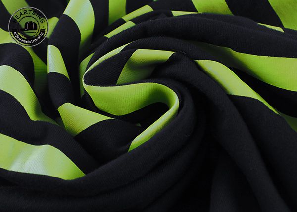 wholesale t shirts custom fashion green black cotton print t shirt-tsh009