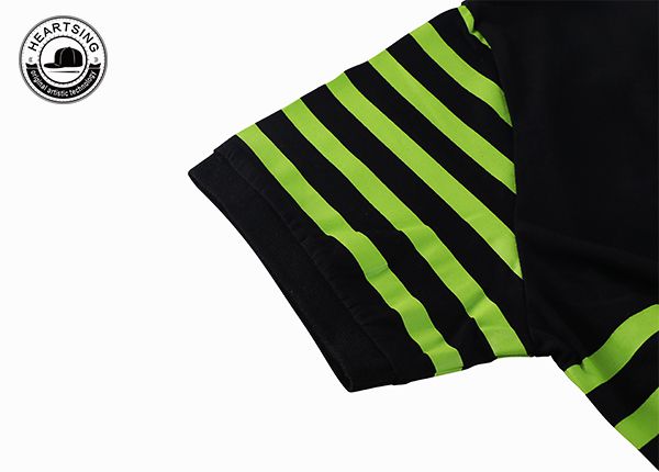 wholesale t shirts custom fashion green black cotton print t shirt-tsh009