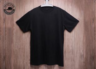 wholesale cheap t shirts custom fashion black cotton print t shirt-tsh011