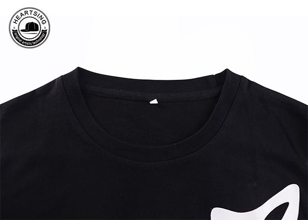 wholesale cheap t shirts custom fashion black cotton print t shirt-tsh013