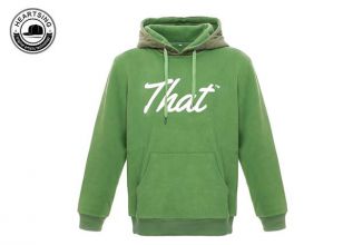 custom pullover hoodies custom fashion green print hoody-hd001