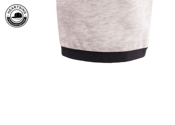 custom pullover hoodies custom fashion light gray print hoody-hd003