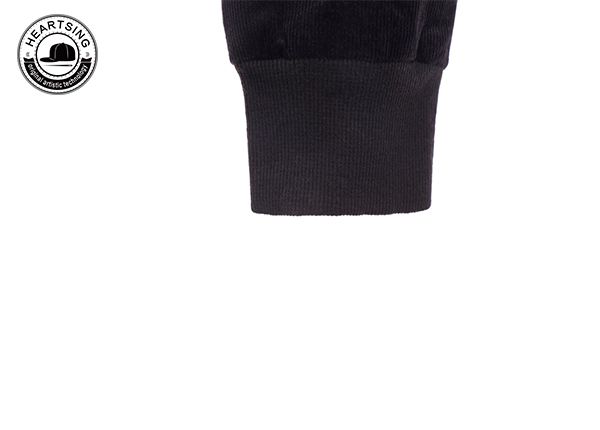 custom pullover hoodies custom fashion black print hoody-hd005