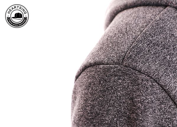 wholesale cheap hoodies custom fashion dark gray hoody-hd008