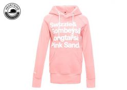 wholesale cheap hoodies custom fashion pink print women hoody-hd009