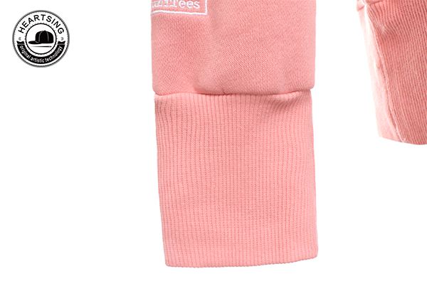 wholesale cheap hoodies custom fashion pink print women hoody-hd009