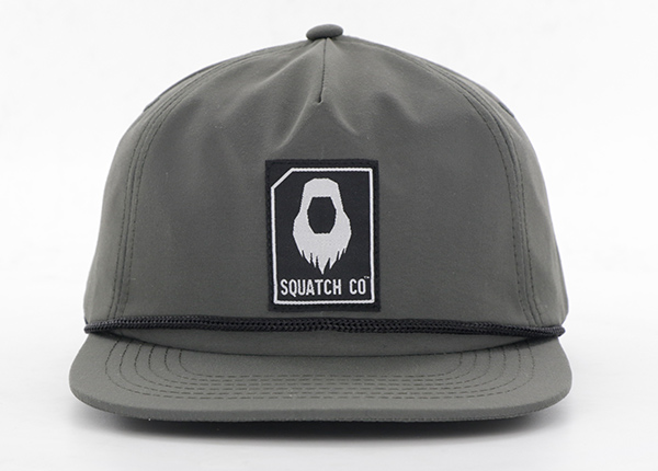 Smoke Grey Rope Snapback Hat Custom Snapback With Rope For Wholesale