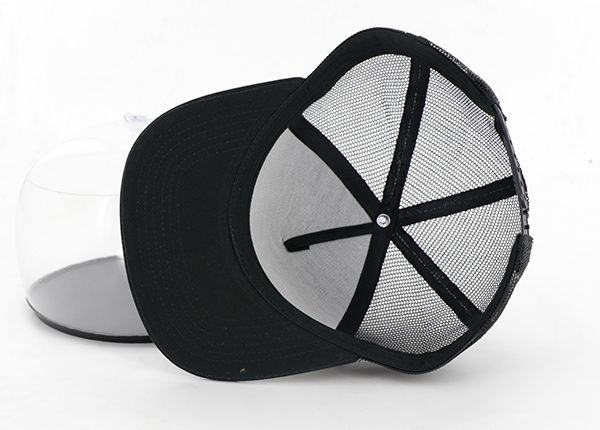 Black Print Black Snapback Cap Trucker Snapback Cap Black