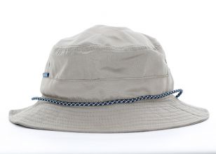 Khaki Polyester Bucket Hat Custom Plain Bucket Hats With String For Wholesale