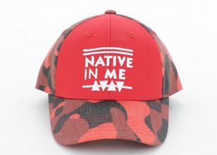 Red Camo Trucker Hat Custom Camo Baseball Caps For Sale