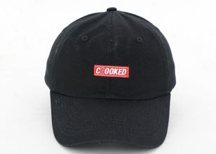 Black Plain Washed Cotton Dad Hat Custom Cotton Baseball Caps For Sale