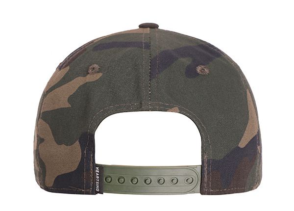 Back of Custom 6 Panels Military Style Baseball Cap