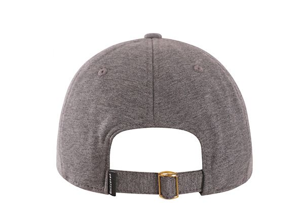 Back of Custom Grey Flat Fleece Hat