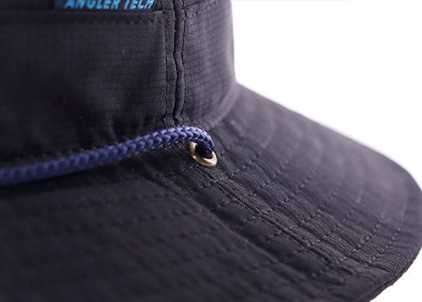 Brim of Polyester Waterproof Plain Boonie Bucket Cap