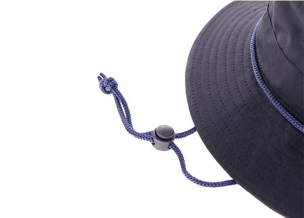 String of Polyester Waterproof Plain Boonie Bucket Cap