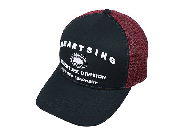 Slant of Custom Black Hunting Mesh Hat