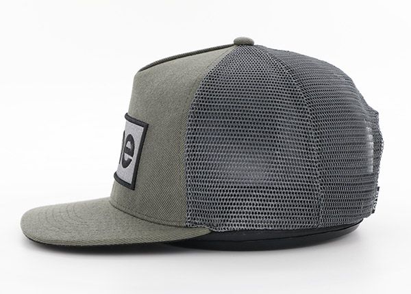 Side of Custom 5 Panel Snapback Trucker Hat