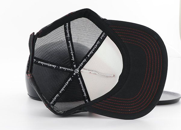 Inside of Custom Awesome Blank Fashion Foam Snapback Trucker Hat