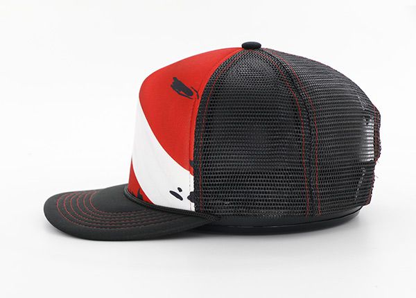 Side of Custom Awesome Blank Fashion Foam Snapback Trucker Hat