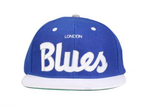 Blue and White Snapback Custom Two Tone Hat