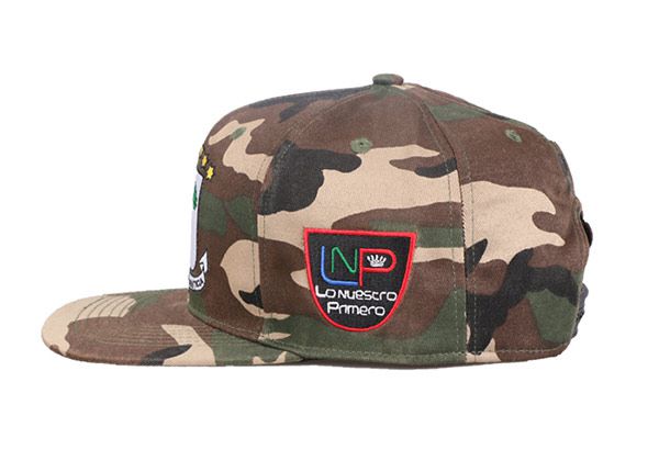 Side of Camo Digital Flat Bill Snapback