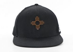 Fitted Snapback with Flag of New Mexico American Logo