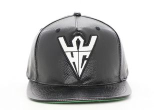 Fashion Snapbacks Custom Leather Snapbacks Hats With Green Underbill