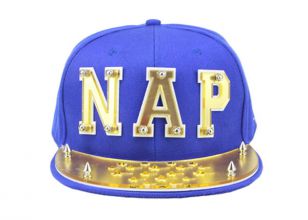 Letter Snapback with Iron NAP Letter Logo