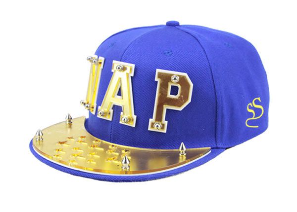 Slant of Letter Snapback with Iron NAP Letter Logo