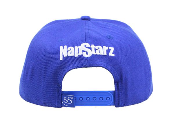 Back of Letter Snapback with Iron NAP Letter Logo