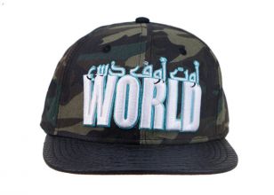 Military Snapback Hat Embroidered Camo Cap