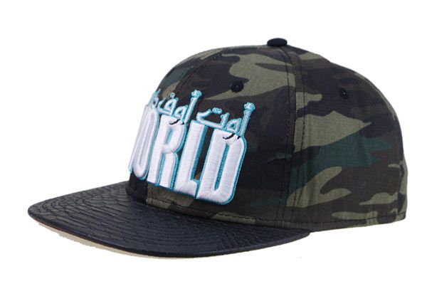 Slant of Embroidered Military Snapback Hat