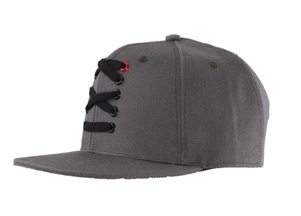 Slant of Lace Up Snapback In the Front Tied Shoe