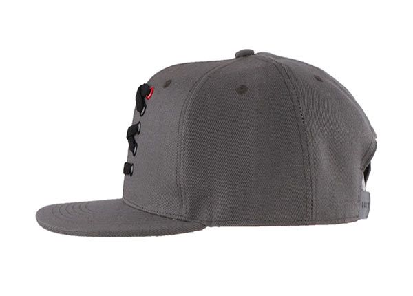 Side of Lace Up Snapback In the Front Tied Shoe