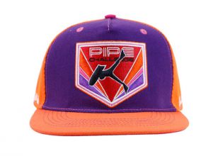 Neon Snapback Trucker Hat With Patch