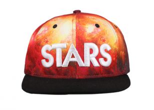 Orange and Black Snapbacks Custom Printed Cap