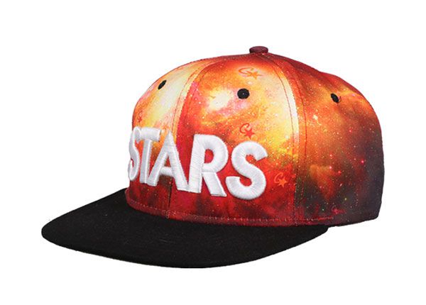 Slant of Orange and Black Snapbacks